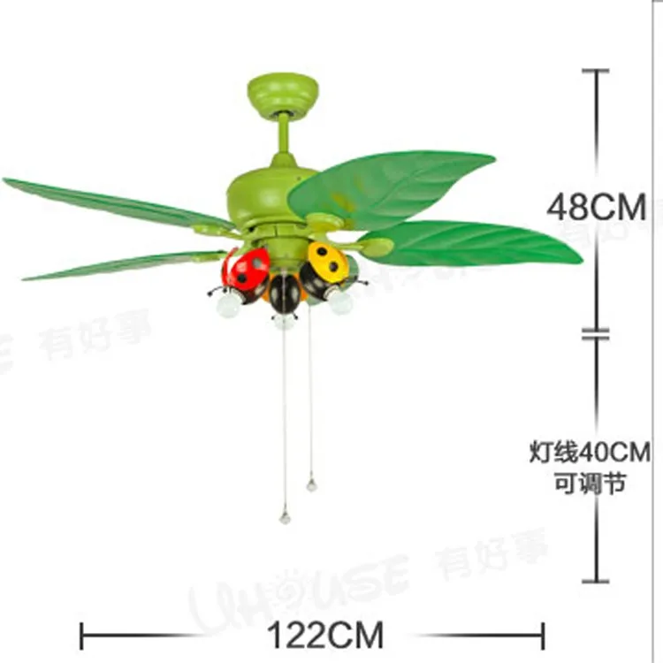Современные детские потолочные вентиляторы для детской спальни потолочный вентилятор свет железные потолочные вентиляторы с подсветкой