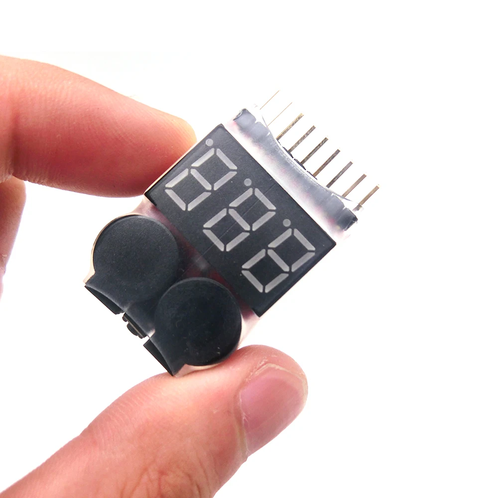 4 шт. 1 8 с индикатор модели RC Li ion Lipo Fe тестер батареи низкий уровень напряжения
