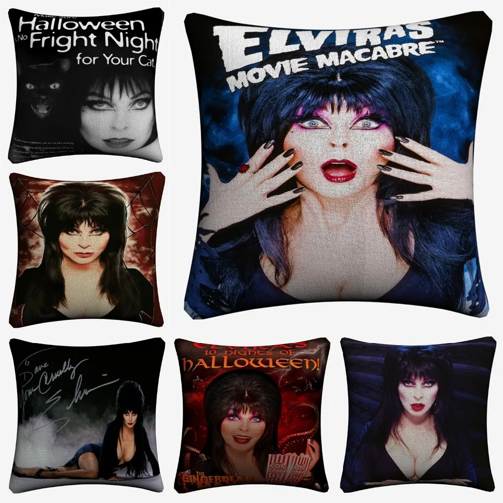 Декоративная льняная наволочка Elvira для дивана 45x45 см | Дом и сад