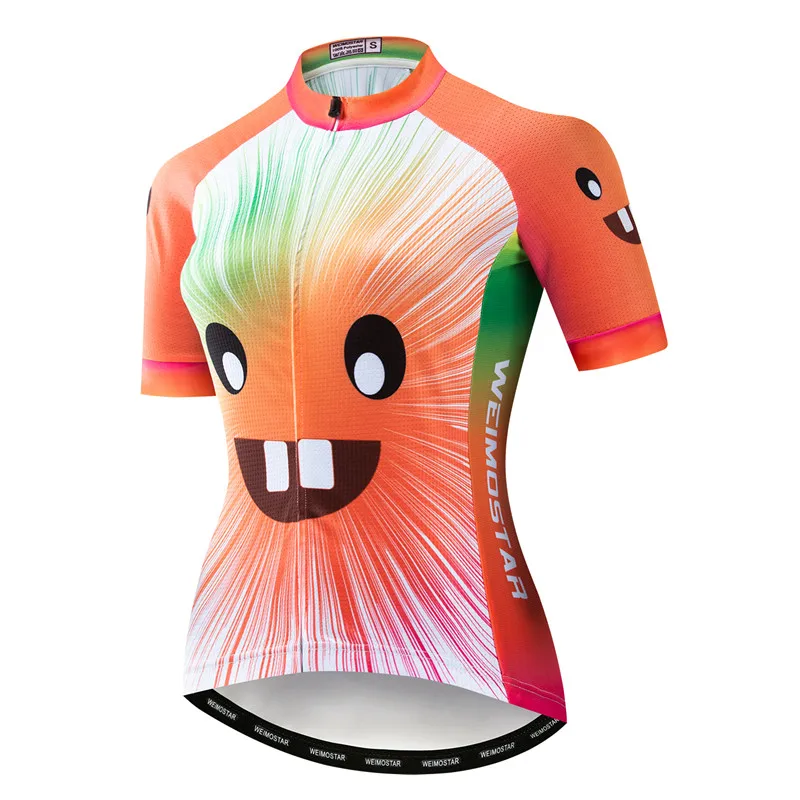 Weimostar женский череп Велоспорт Джерси быстросохнущая рубашка для езды на велосипеде дышащий MTB велосипед Джерси анти-УФ велосипед Одежда Майо Ciclismo - Цвет: Color 13