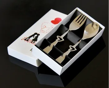 

DHL 100sets wedding favors and gifts tableware set for guests wedding gifts souvenirs