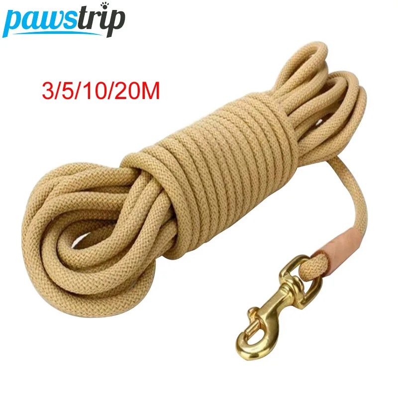 

3m/5m/10m/20m Dog Tracking Leash Nylon Dog Leash Rope Pet Training Walking Leash For Medium/Large Dogs Non-slip correa perro