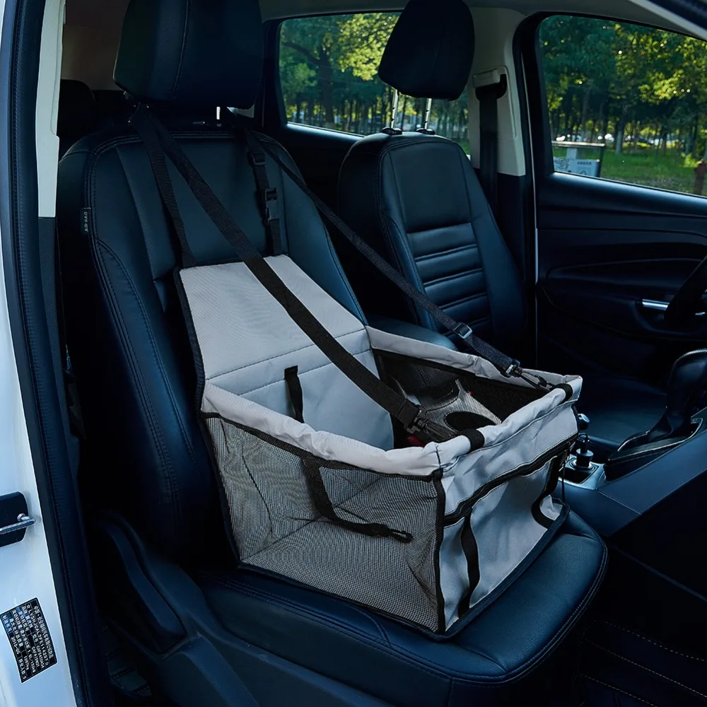 Pet Reinforce Car Booster Seat for Dog Cat Portable and Breathable Bag