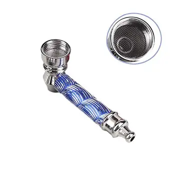 

Metal smoking herb pipes tobacco Grinder cigarette filter holder hookah shisha narguile Smoke 3sets/lot Fast Shipping H019