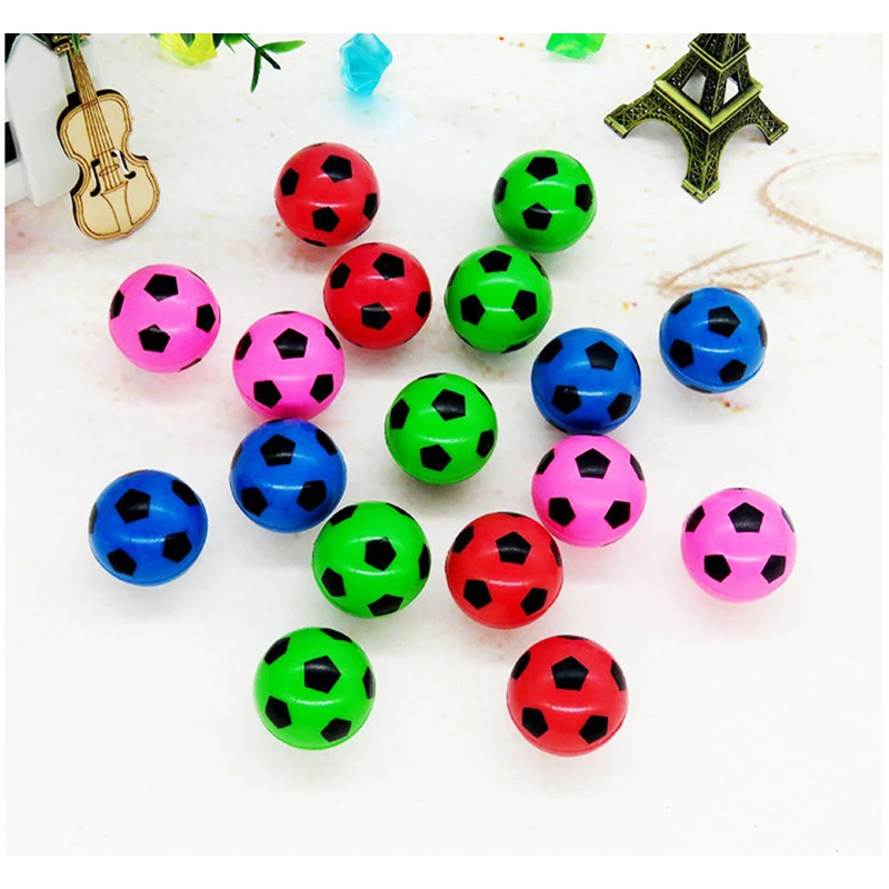 

100pcs Colored Bouncing Ball Rubber Outdoor Toys Kids Sport Games Elastic Color Soccer Juggling Jumping Balls Children Toy Ball