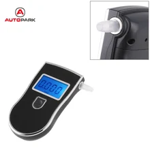 Цифровой алкотестер для дыхания Профессиональный алкогольный тестер ЖК-дисплей брелок алкогольный анализатор дыхания цифровой алкотестер