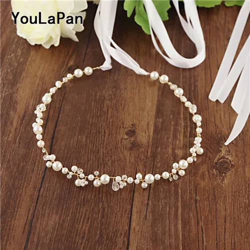 YouLaPan SH03-G свадебные ленты с жемчугом свадебные пояса тонкие пояса для платья Свадебные аксессуары Свадебный Пояс - Цвет: White ribbon