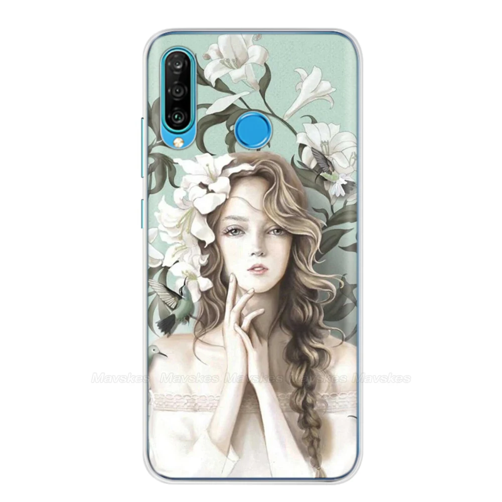Для huawei P30 Lite Чехлы Силиконовые Мягкие ТПУ задняя крышка для Funda huawei P30 Lite Pro P30Lite P30Pro P 30 чехол для телефона Couqe - Цвет: 42