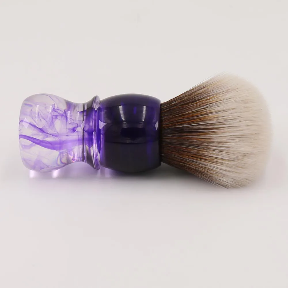 YAQI : Brosse synthétique de style Tuxedo la Balustre - Page 10 Yaqi-Purple-Haze-Mew-Brun-Synth-tique-Poign-e-Hommes-Barbe-de-Rasage-Brosse