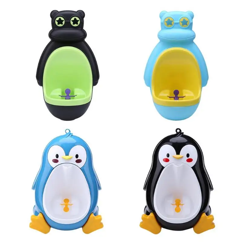 New Arrival Safety Babies Urinal Boy Potty Toilet Cartoon Penguin Owl Animal Shape Bathroom Standing Wall-Mounted | Мать и ребенок