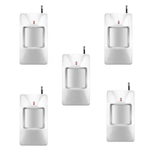 Беспроводной инфракрасный детектор сигнализации общий Пассивный ИК PIR датчик движения Широкий Ангел w внешняя антенна 433 мГц для GSM сигнализация