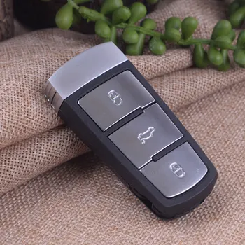 

CITALL 3C0959752BA Car 3 Buttons Remote Entry Key 433MHZ Replacement with ID48 Chip Fit for VW Passat CC 2009 2010 2011 2012