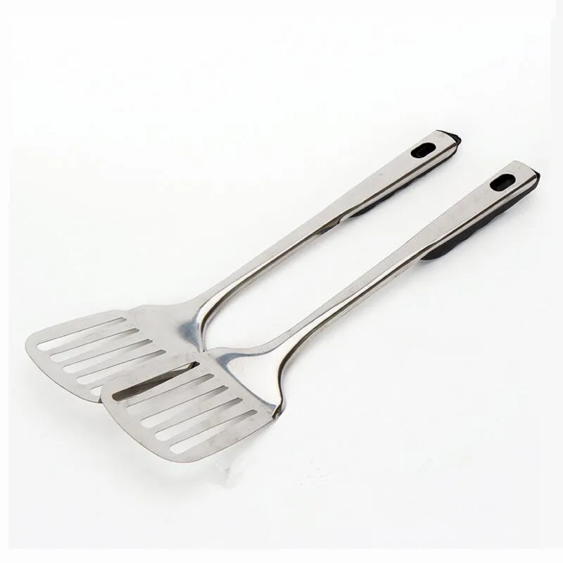 

Kitchen Tools Stainless Steel Shovel Cooking Pancake Turner Leakage Fried Eggs Shovel Hot Sale