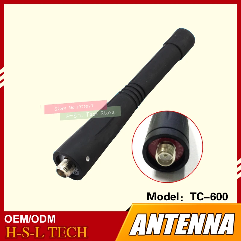 Walkie Talkie Rubber Antenna 400-470Mhz UHF Interface Two Way Radio Antenna For Hytera HYT TC-560 TC-585 TC-600