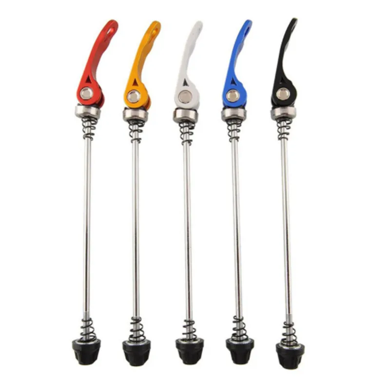 1Set Bicycle Bike Quick Release Skewers Front Rear Axle 145/185mm 100g For Mountain Road Bike 5 Colors