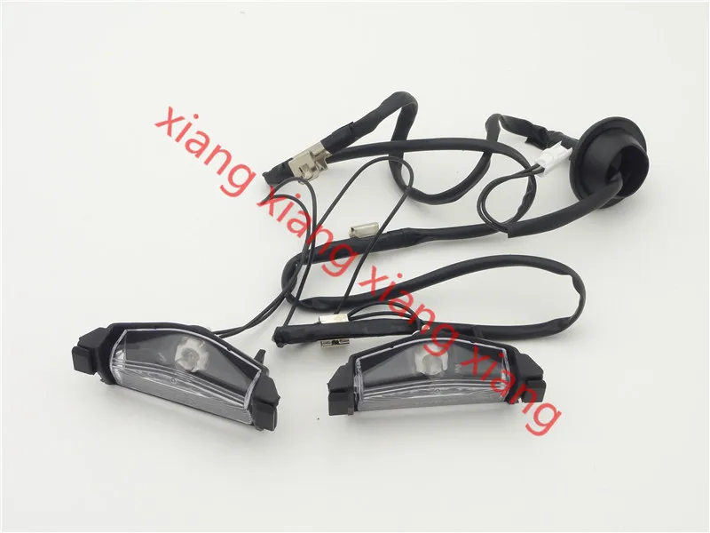 

Rear Bumper Light without Bulbs License Plate Lamp Cover For MAZDA2 2008-2015