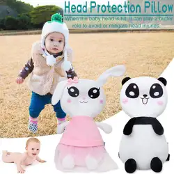 Для защиты головы площадки малыша подголовник подушка милый мультфильм Drop-подушки доказательства новорожденных голову назад протектор