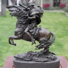 Французский стиль старая античная бронза искусство и Художественная Скульптура деним медь Наполеон буонапарт декоративная статуя искусство дома