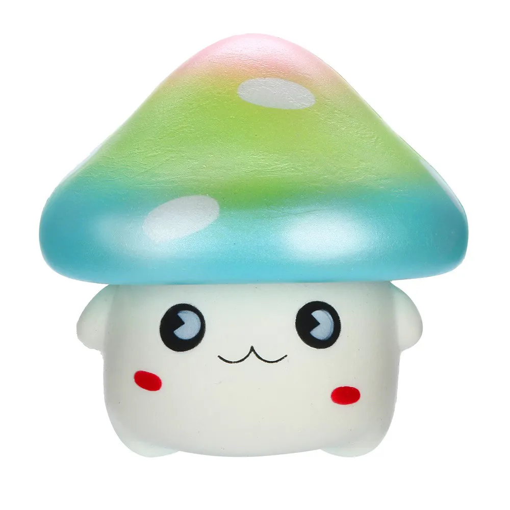 

Huang Neeky #501 2019 stress toy Kawaii Cartoon Mushroom Slow Rising Fruit Scented Stress Reliever Toys Free Shipping