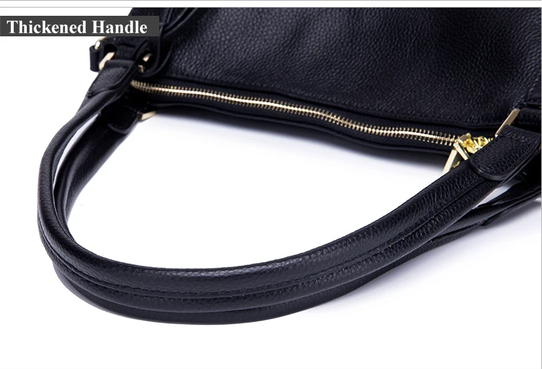 Lomelobo Women Genuine Leather Shoulder Bags Luxury Lady Fashion Litchi Pattern Casual Tote Female Handbags Girls Messenger Bags 2019 HBL5559 Details (08)
