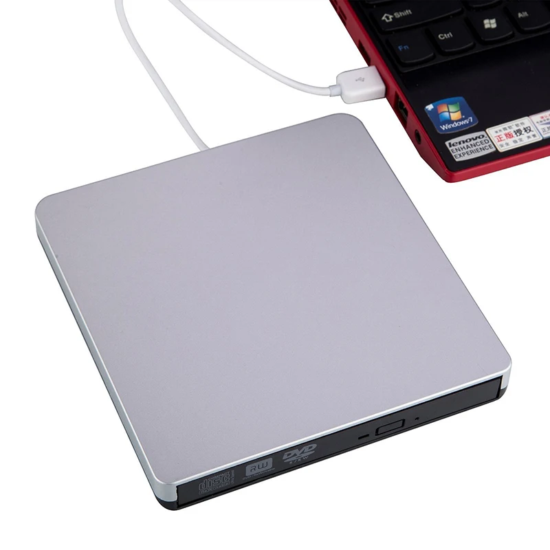 YiYaYo Внешний USB 3,0 CD/DVD RW CD rom Оптический привод ультра тонкий портативный/горелка для Windows 10 для MAC OS linux