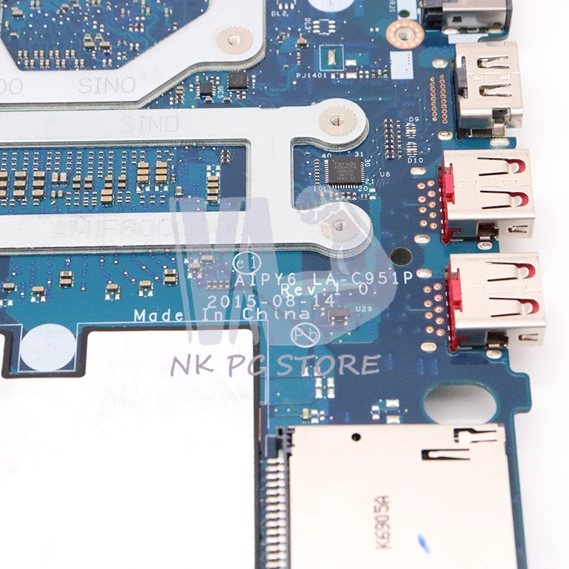 wonderful  NOKOTION AIPY6 LA-C951P 5B20K44717 For Lenovo ideapad Y700-14ISK laptop motherboard SR2F0 I5-6300HQ