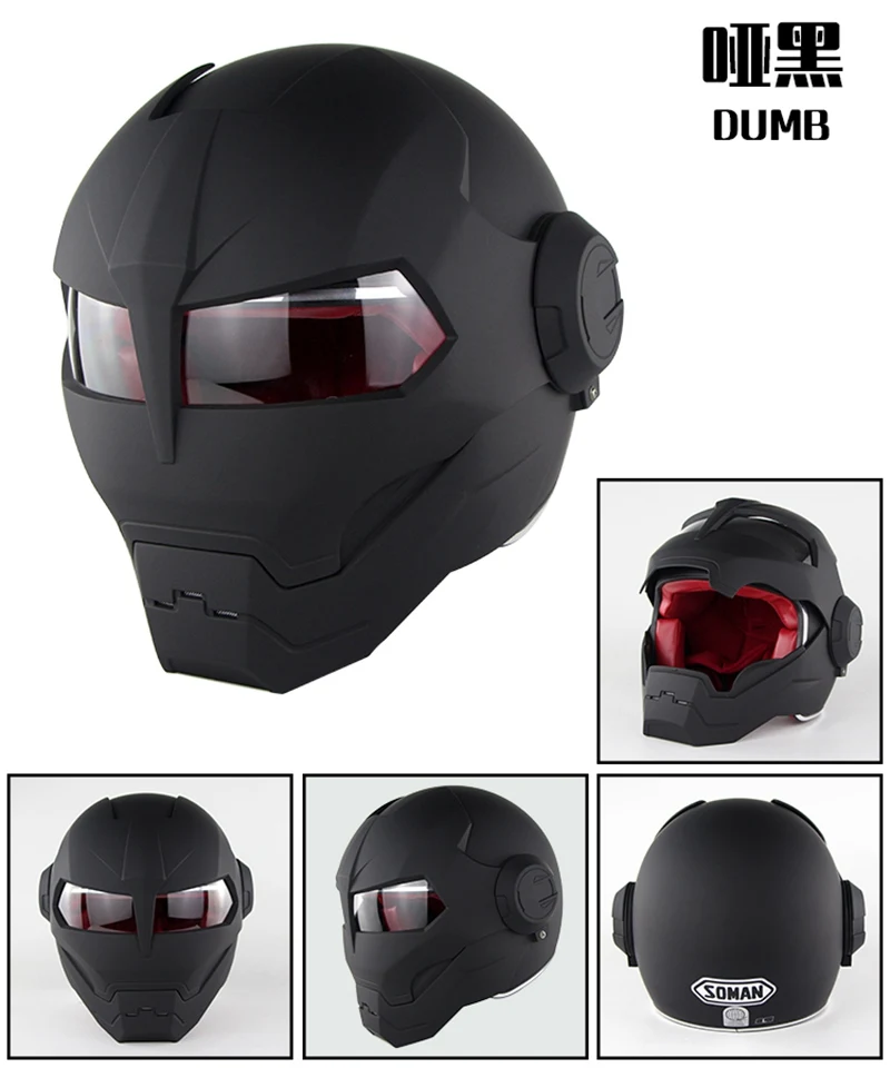 Военный серый moto rcycle шлем ironman Стиль откидной casco Железный человек Capacetes Soman SM515 moto шлем
