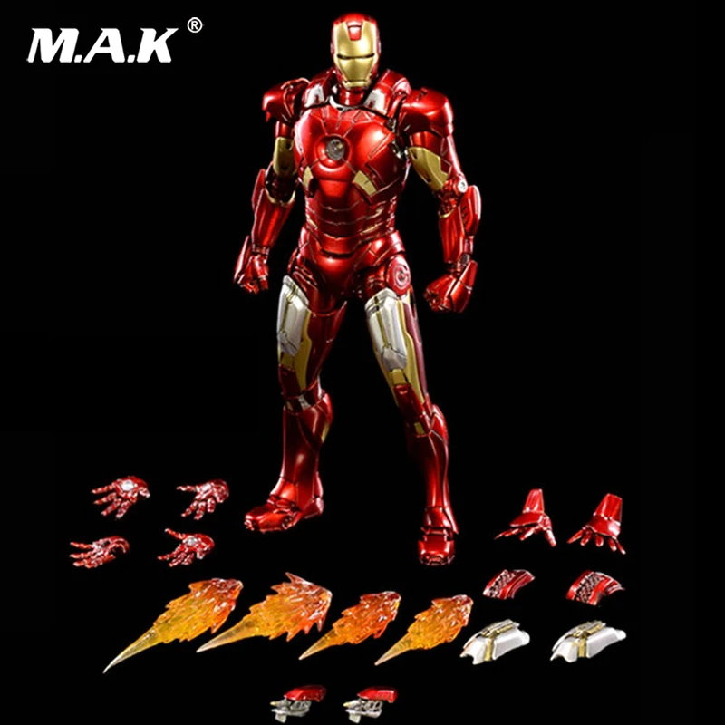 For collection 1/12 Scale Alloy Iron Man Movable MARK 7 MK7 MKVII Toy Action Figure Collecte figure Doll Model