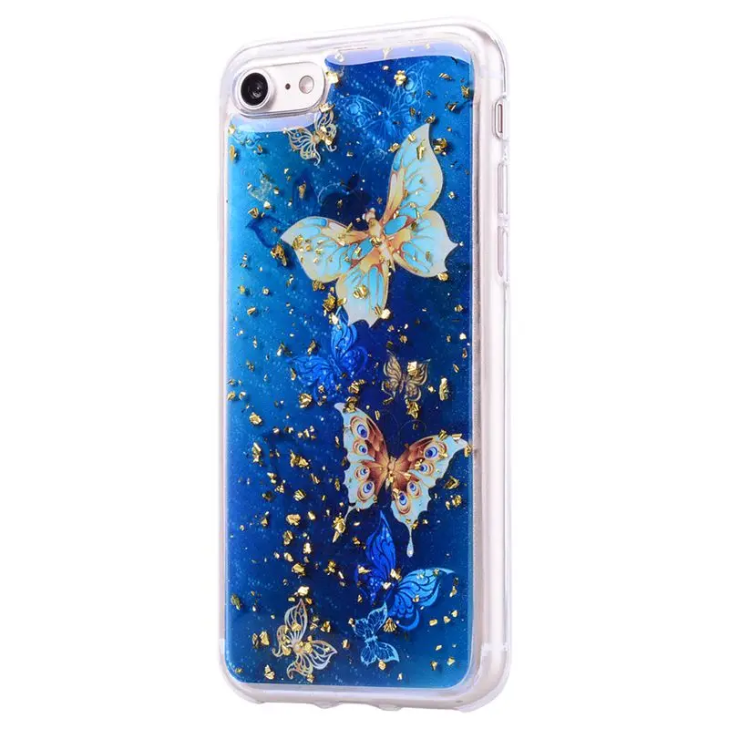 

gold foil transparent soft Tpu phone case For Samsung S 9 10 Plus S10 Lite M10 M20 M30 A 750 920 A 10 30 50 2019 J 4 6 Plus Case