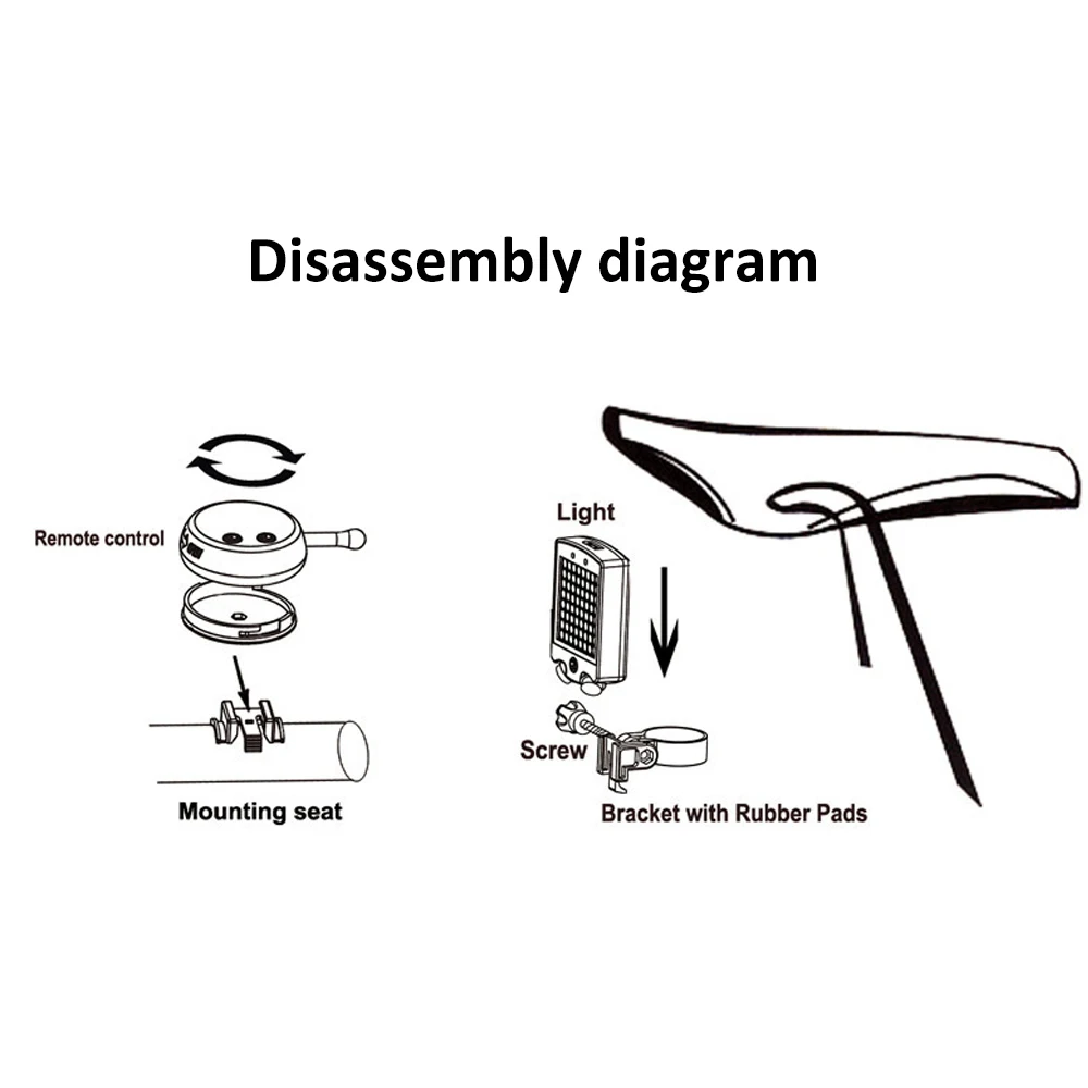Excellent Cycling Warning Light Turn Signal Laser Tail Light LED Wireless Laser Bicycle Rear Tail Light Bike Turn Signals Safety 2 Excellent Cycling Warning Light Turn Signal Laser Tail Light LED Wireless Laser Bicycle Rear Tail Light Bike Turn Signals Safety 2