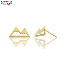 Dianshangkaituozhe 10 пар серьги Мода Jewel Pendientes золотой цвет серебристый aros Undertale Brincos Kawaii Mountain Серьги