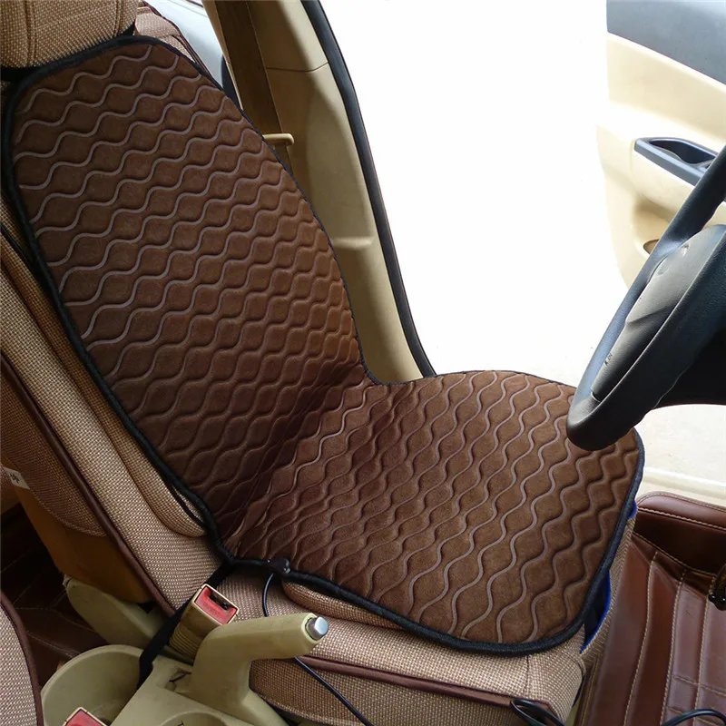 Buy Car Electric Seat Cushion Brown Auto Single Seat