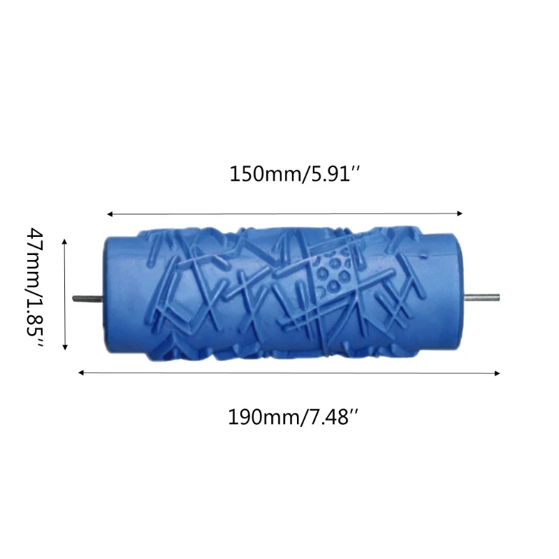 " рельефная краска ролик рукав стены текстура кисть для трафаретов шаблон Декор 065Y - Цвет: 055Y
