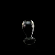 Small Size 4cm Mushroom Glass Crystal Anal Plug Butt Beads Adult Sex Toys for Women Adult Female Male Masturbation Sex Products