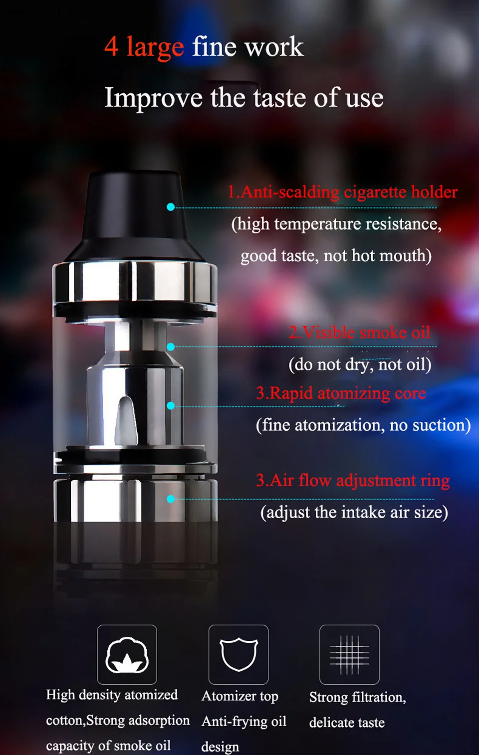 Sous deux GB 100 W Vape boноte Mod Kit 2200 mAh batterie Ecran светодиодный электронная сигарета