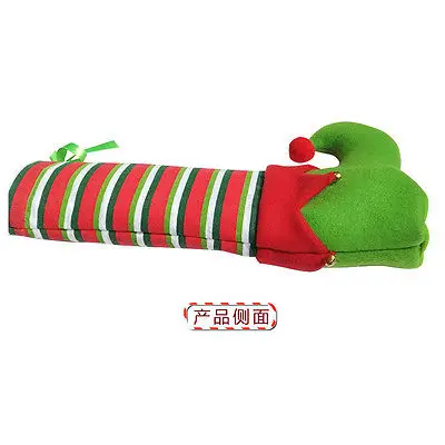 1 шт. нога эльфа стул или ножки стола покрывает рождественские вечерние рождественские носки зеленые Красные Полосатые украшения стола
