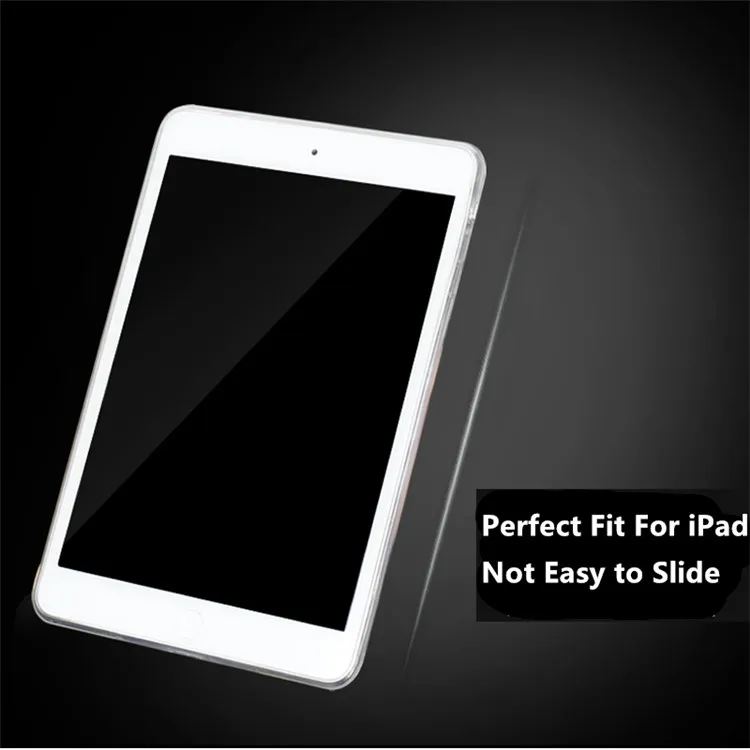 For New iPad 9.7 2017 2018 Case TPU Silicon Transparent Slim Cover for iPad Air 2 Air 1 Pro 10.5 Mini 2 3 4  Coque Capa Funda
