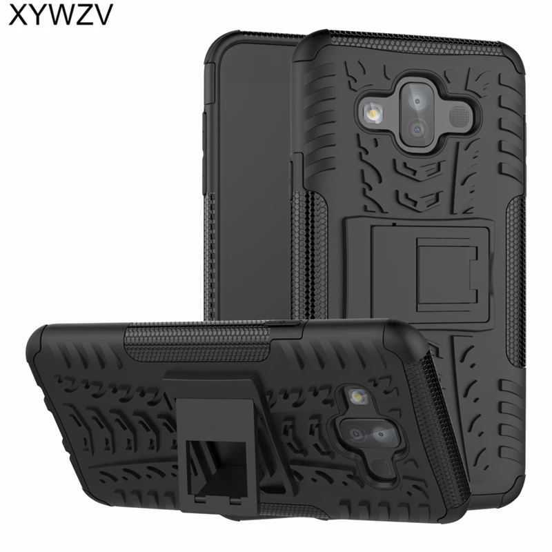 Чехол для samsung Galaxy J7 Duo защитный резиновый ПК Жесткий чехол 2018 J720 |