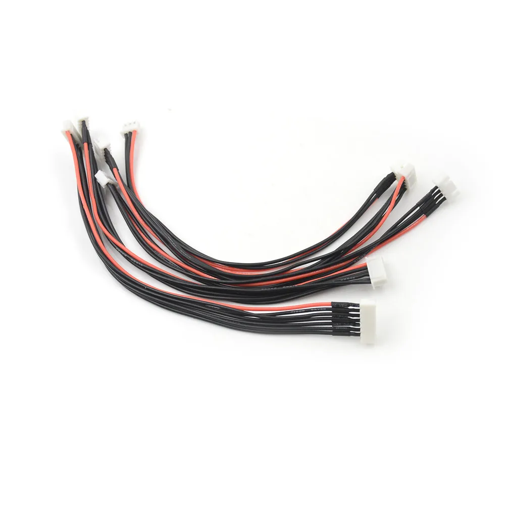1 шт. Новый 22 AWG силиконовый провод 600 В 200 мм 2S 3S 4S 5S 6S1P баланс Кабель зарядного