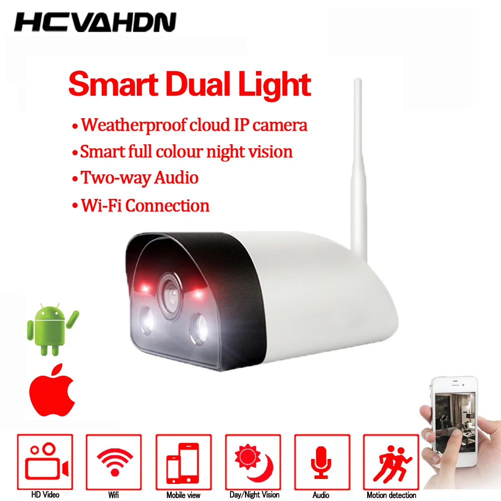 HCVAHDN HD 1080P Wifi ip-камера для домашней безопасности беспроводная камера