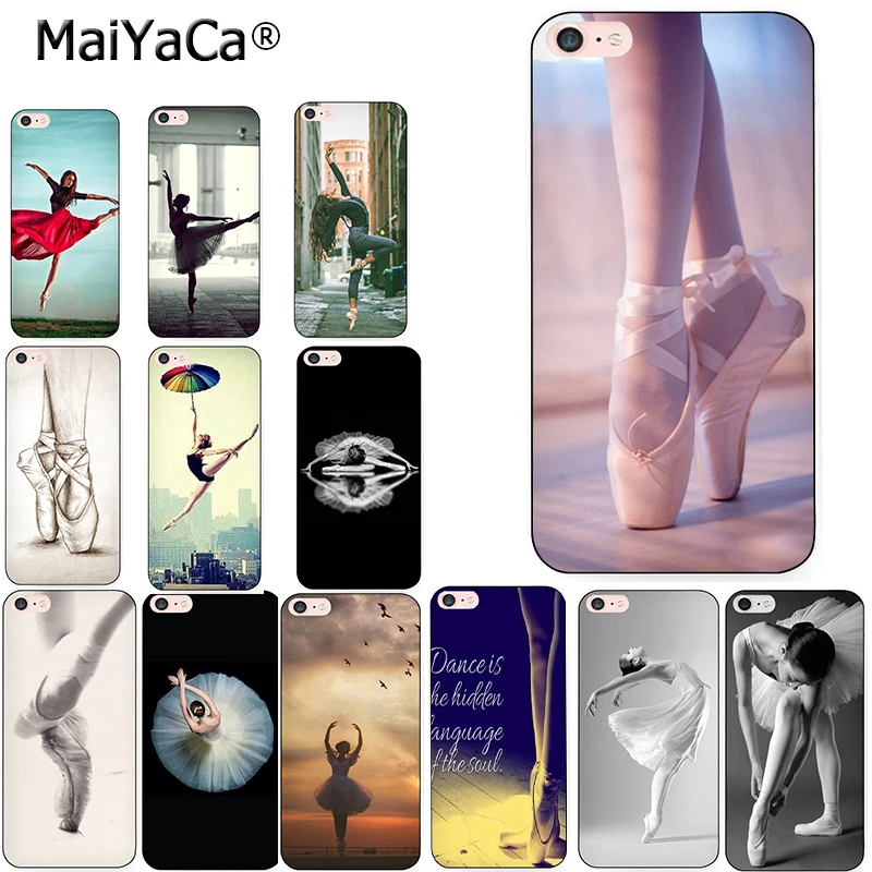 Чехол для телефона с изображением Танцующей Балерины iPhone XS MAX XR 5s 11pro 12Pro max 12mini 6s plus