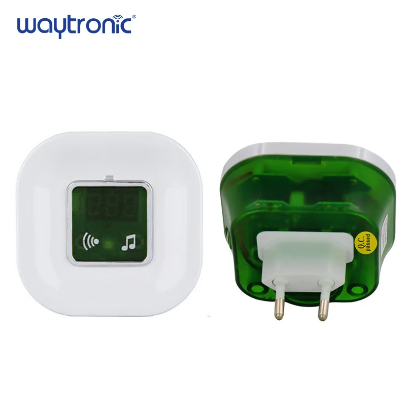 220V Wireless Electric Ding Dong Door Bell with Temperature Digital Display Big Doorbell Button 220V Wireless Electric Ding Dong Door Bell with Temperature Digital Display Big Doorbell Button