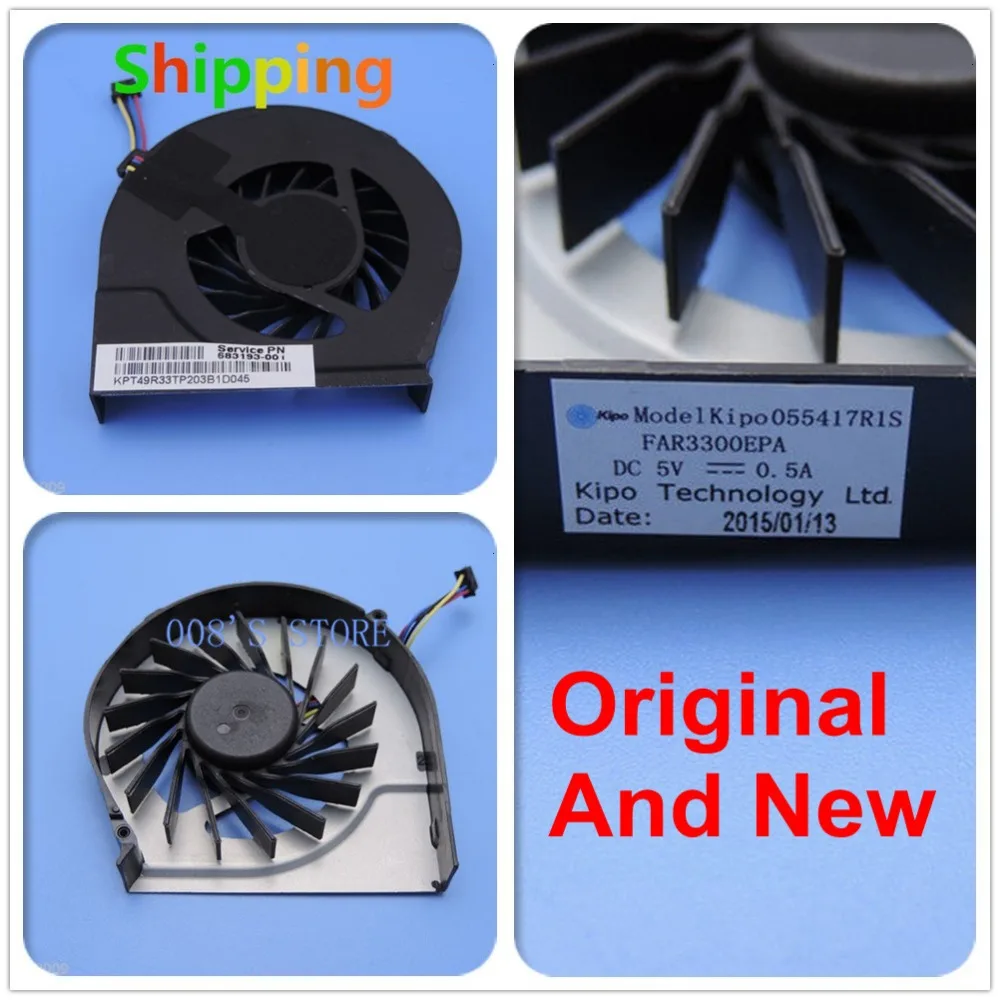 

Brand Notebook CPU Cooler Fan For HP Pavilion G4-2000 g7-2000 G6-2000 G7-2240US G6-2000 Q72C KIPO055417R1S FAR3300EPA 0.5A