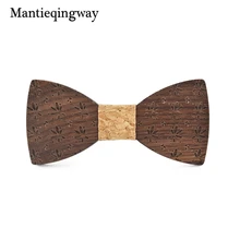 Mantieqingway/детский деревянный галстук-бабочка, галстук-бабочка для детей, деревянная бабочка, галстуки с бантиками, тонкие одноцветные галстуки с бантом для мальчиков и девочек