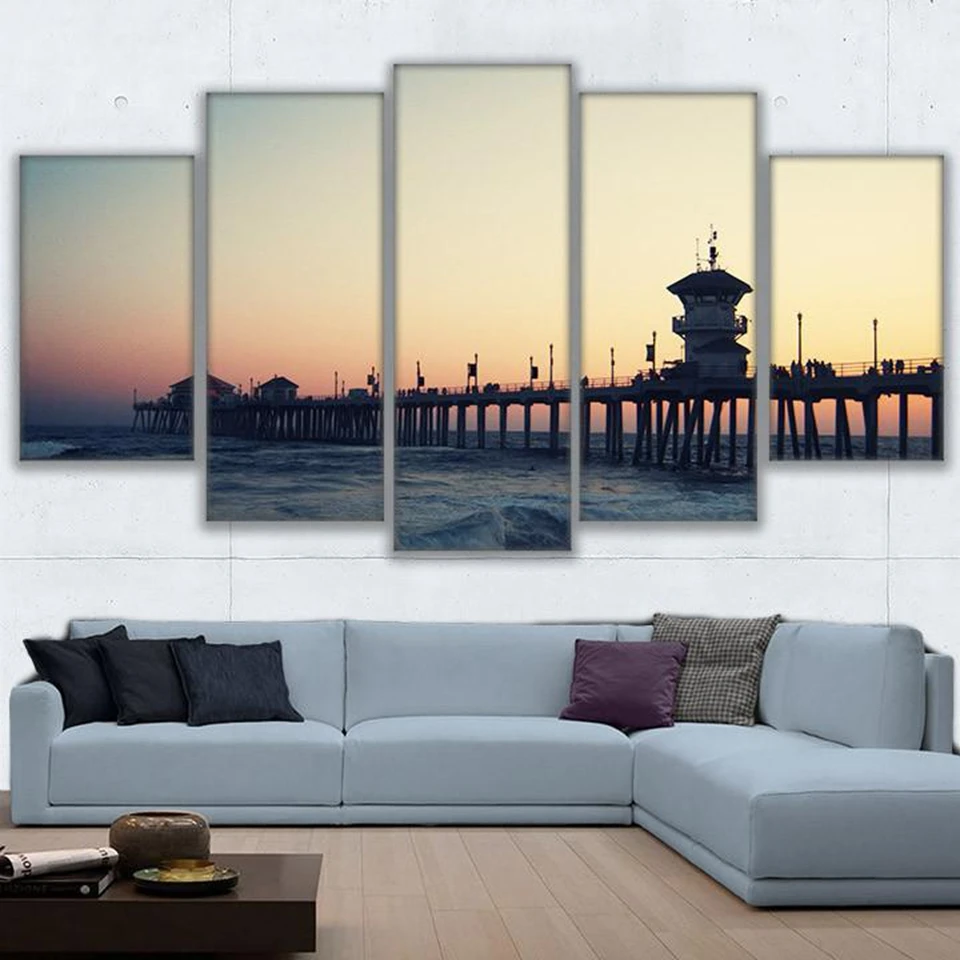 Canvas Paintings Living Room Wall Art Poster Frame Modular HD Prints 5