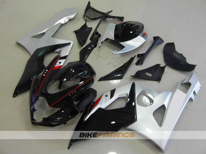 

Motorcycles Full Fairings Fit For Suzuki GSXR1000 K5 2005 2006 GSXR-1000 05 06 ABS Plastic Injection custom Black silver