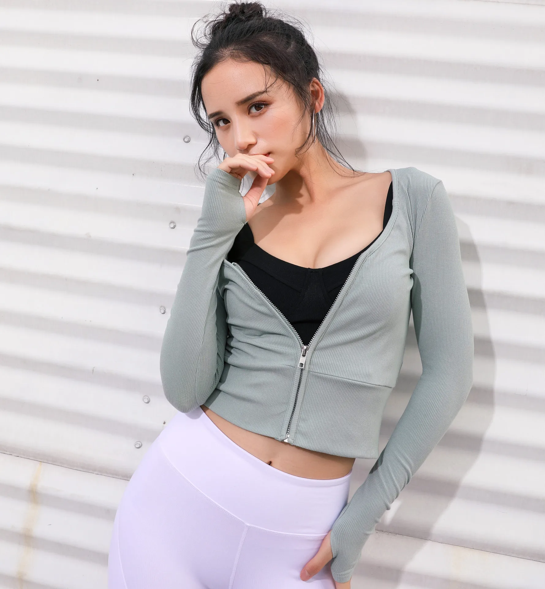 

Zipper Original Running Jackets Women Sport Jacket Women Training Yoga Gym Jacket Quick Dry Fitness Jacket Women