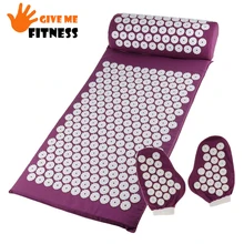 Шипы коврик для иглоукалывания Подушка перчатки набор фитнес кровать Platis йога коврик ручной массаж Подушка для снятия стресса мышечная боль