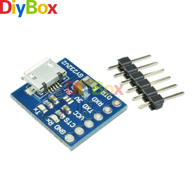 Новый V2.0 MICRO FT232RL USB к ttl последовательный Breakout GY-FT232V2