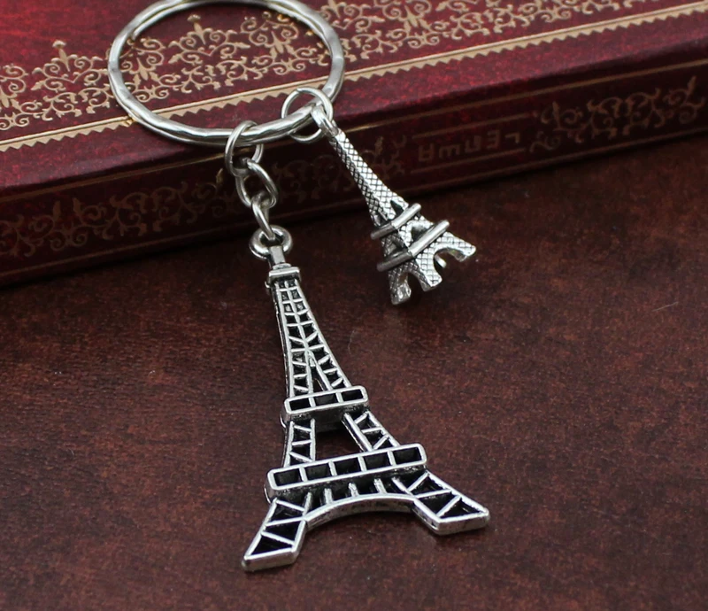 

Silver Eiffel Tower Keychains & Key Rings Key Chains Accessories For Women & Men Fashion Jewelry